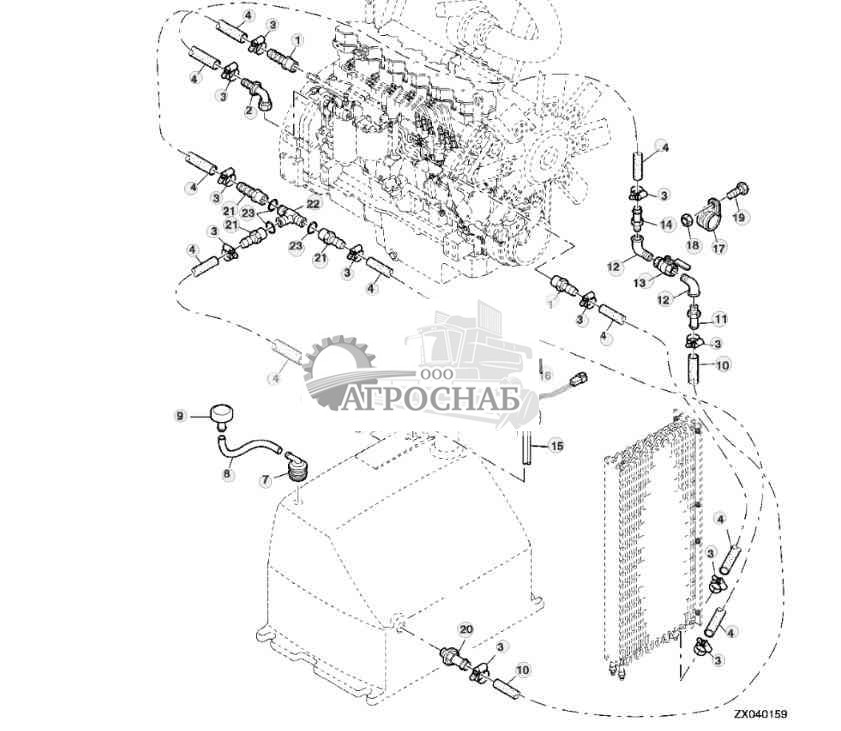 FUEL SYSTEM COMPONENTS (700 LITER) 